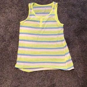 Girl’s justice tank top